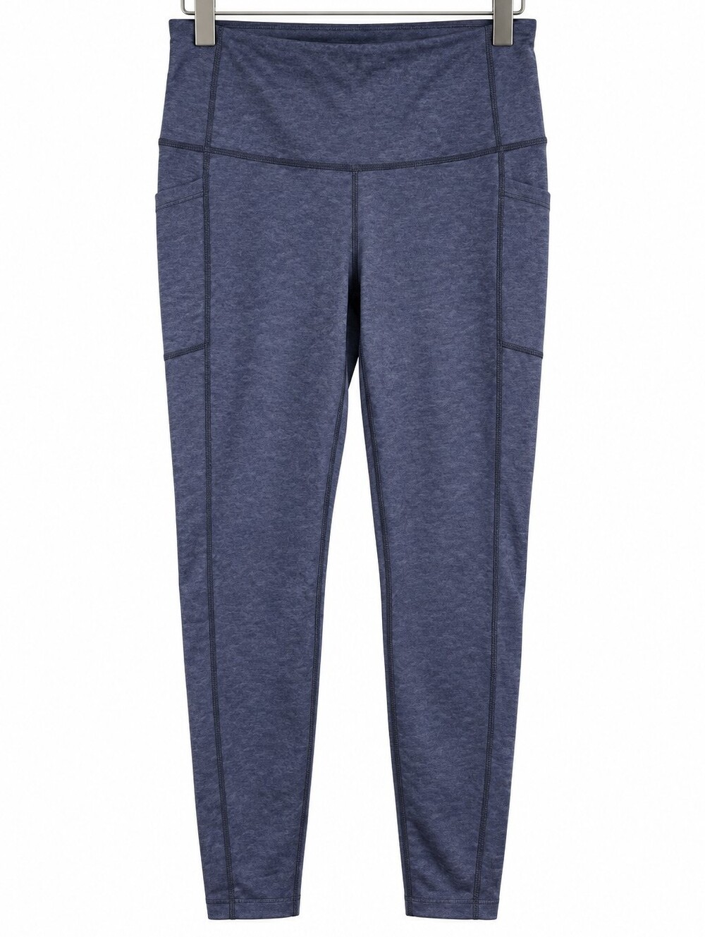 Mondetta Women’s M Blue High Rise Performance Leggings Side Pockets